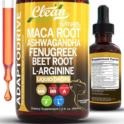 Organic maca root liquid - root, drops